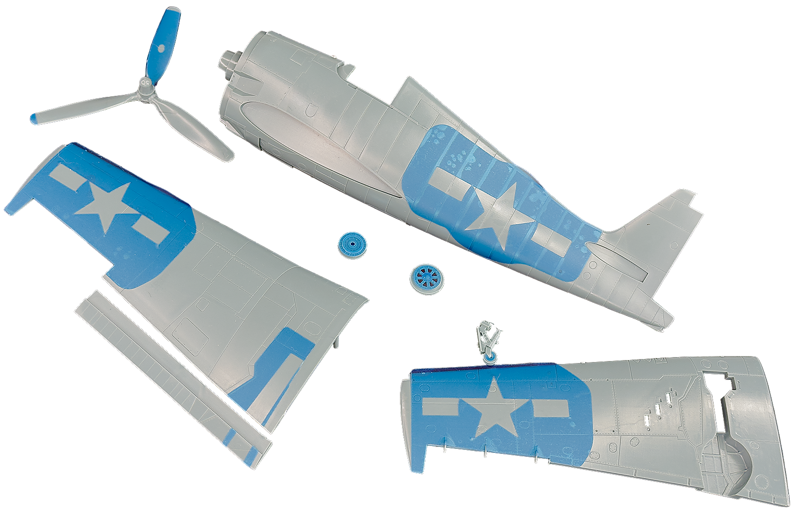 1/48 F6F-5 Essential Mask set for the Eduard Hellcat — Hawaiian